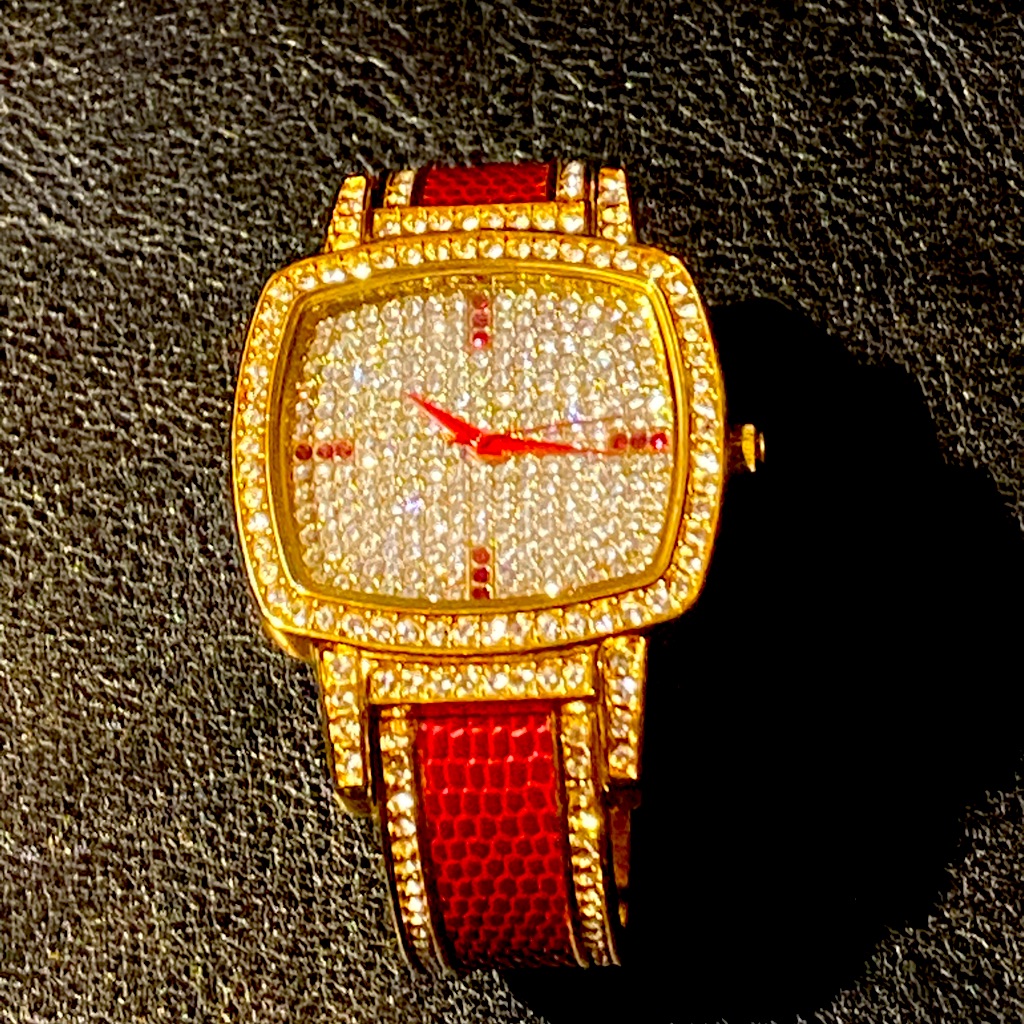 Diamond Watch Bangle